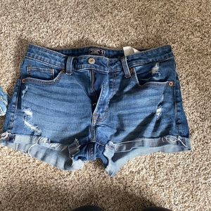 Denim shorts